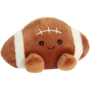 Aurora® Adorable Palm Pals™ Tackle Football™ Stuffed Animal – Pocket-Sized Play – Collectable Fun – Brown 5 Inches