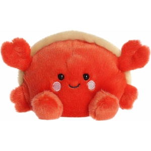 Aurora® Adorable Palm Pals™ Tide Hermit Crab™ Stuffed Animal – Fun Collectible Plush for Kids and Adult Collectors – Perfect for Decorating Rooms and Birthday Gifts – Red 5 Inches