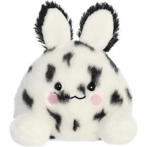 Aurora® Adorable Palm Pals™ Usagi Sea Bunny™ Stuffed Animal – Fun Collectible Plush for Kids and Adult Collectors – Perfect for Decorating Rooms and Birthday Gifts – White and Black 4.5 Inches