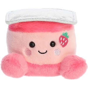 Aurora® Adorable Palm Pals™ Yona Yogurt™ Stuffed Animal – Fun Collectible Plush for Kids and Adult Collectors – Perfect for Decorating Rooms and Birthday Gifts – Pink 4.5 Inches