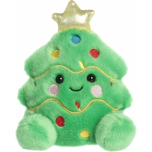 Aurora® Festive Palm Pals™ Douglas Christmas Tree™ Stuffed Animal – Fun Collectible Plush for Kids and Adult Collectors – Perfect for Holiday Decorations or Gifts – Green 5 Inches
