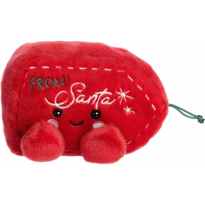 Aurora® Festive Palm Pals™ Eudora Gift Tag™ Stuffed Animal – Fun Collectible Plush for Kids and Adult Collectors – Perfect for Holiday Decorations or Gifts – Red 5 Inches