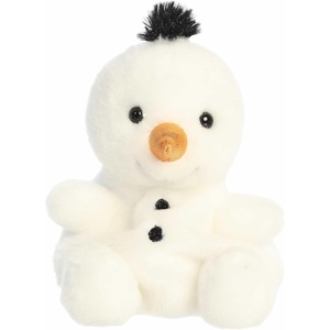 Aurora® Festive Palm Pals™ Freeze Snowman™ Stuffed Animal – Fun Collectible Plush for Kids and Adult Collectors – Perfect for Holiday Decorations or Gifts – White 5 Inches