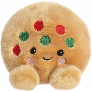 Aurora® Festive Palm Pals™ Kringle Cookie™ Stuffed Animal – Fun Collectible Plush for Kids and Adult Collectors – Perfect for Holiday Decorations or Gifts – Brown 5 Inches
