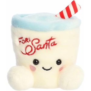 Aurora® Festive Palm Pals™ Kris Milk™ Stuffed Animal – Fun Collectible Plush for Kids and Adult Collectors – Perfect for Holiday Decorations or Gifts – White 4 Inches