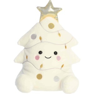 Aurora Festive Palm Pals Party Sized Felicia Christmas Tree Stuffed Animal – Fun Seasonal Plush in Bigger Sizes – Perfect for Holiday Decorations or Gifts – White 13 Inches