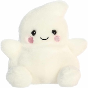 Aurora® Spooky Palm Pals™ Tricks Ghost™ Stuffed Animal – Fun Collectible Plush for Kids and Adult Collectors – Perfect for Halloween Decorations and Gifts – White 5 Inches