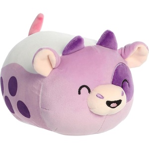 Aurora® Squishy Mooples™ Bonnie Boba Tea™ Stuffed Animal – Soft and Cuddly Toy for Imaginative Play – Perfect for Birthdays, Adults and Kids All Ages – Purple 7 Inches