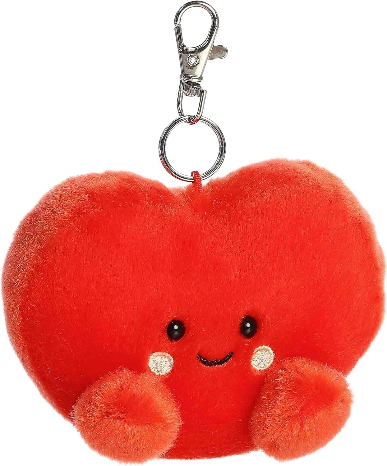 image:imageAurora Adorable Palm Pals Amore Heart ClipOn  Fun Collectible Plush for Kids and Adult Collectors  Perfect for Decorating Rooms and Birthday Gifts  Red 4 Inches