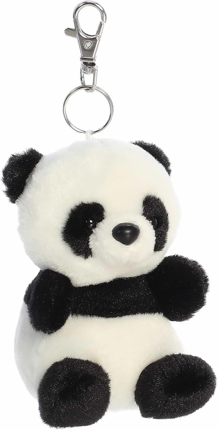 image:imageAurora Adorable Palm Pals Bamboo Panda ClipOn Fun Collectible Plush for Kids and Adult Collectors Perfect for Backpacks and Birthday Gifts White 4 Inches