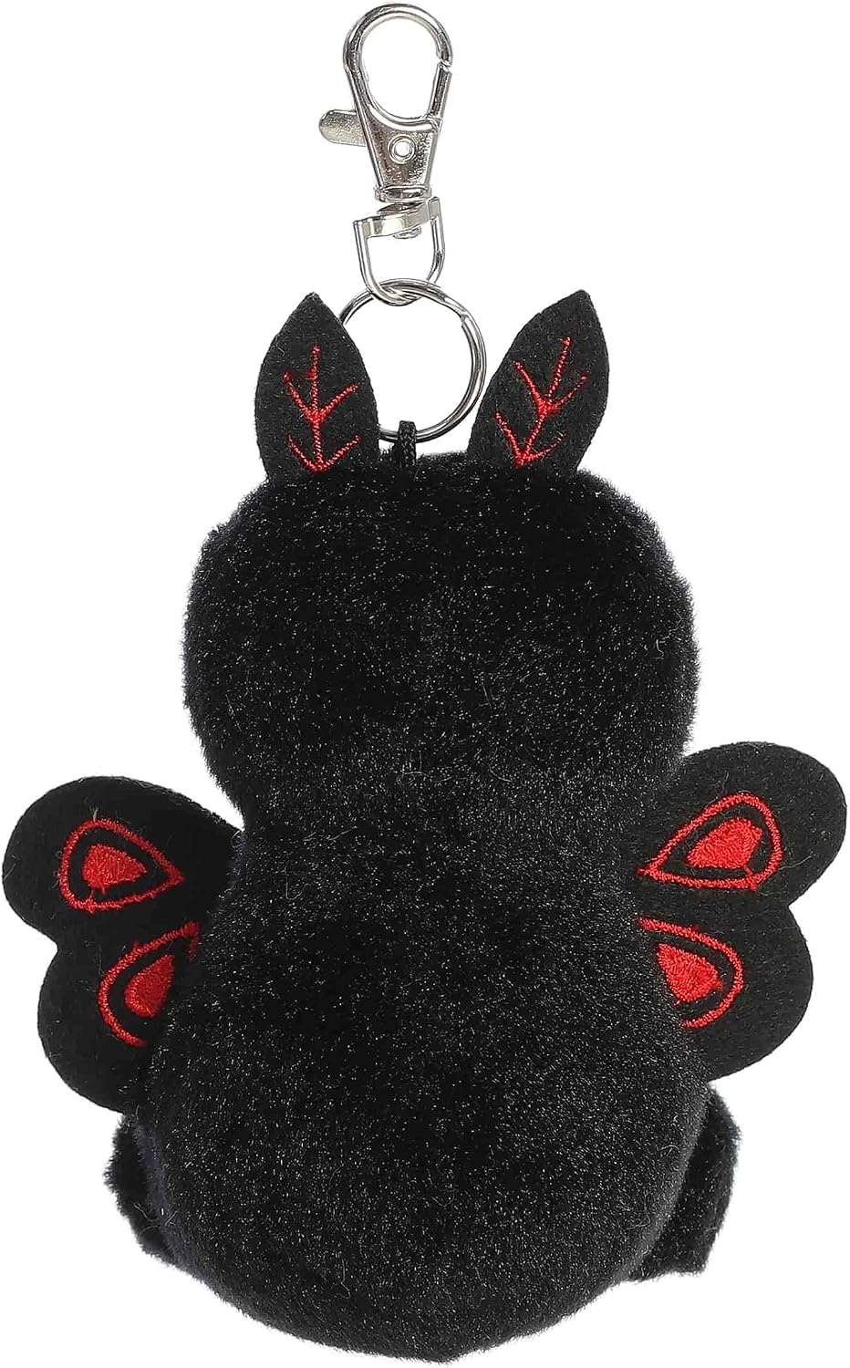 image:imageAurora Adorable Palm Pals Mortimer Mothman ClipOn  Fun Collectible Plush For Kids and Adult Collectors  Perfect for Decorating Rooms and Birthday Gifts  Black 4 Inches