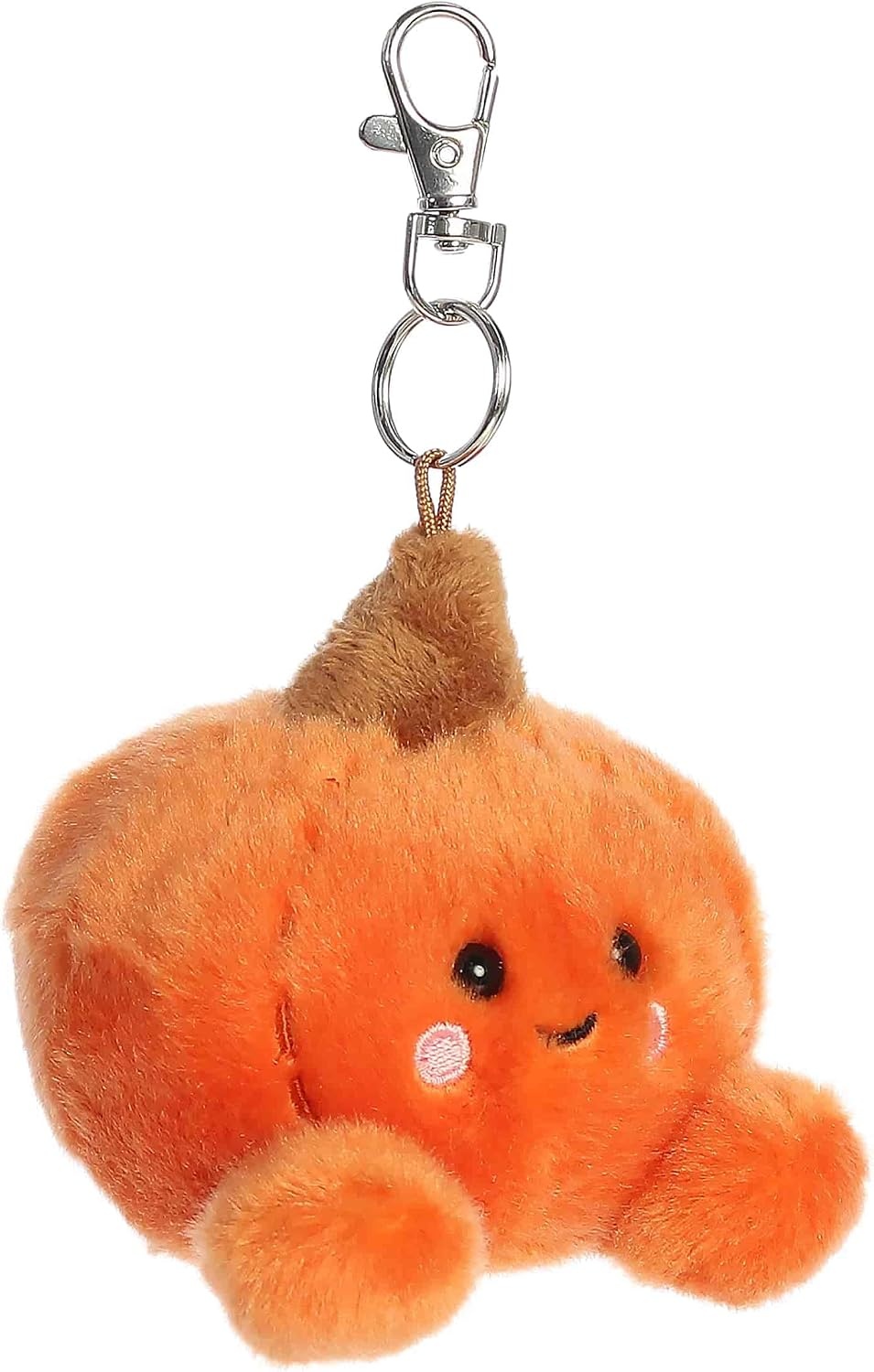 image:imageAurora Adorable Palm Pals Paisley Pumpkin ClipOn  Fun Seasonal Plush for Kids and Adult Collectors  Perfect for Harvest Decorations or Gifts  Orange 4 Inches