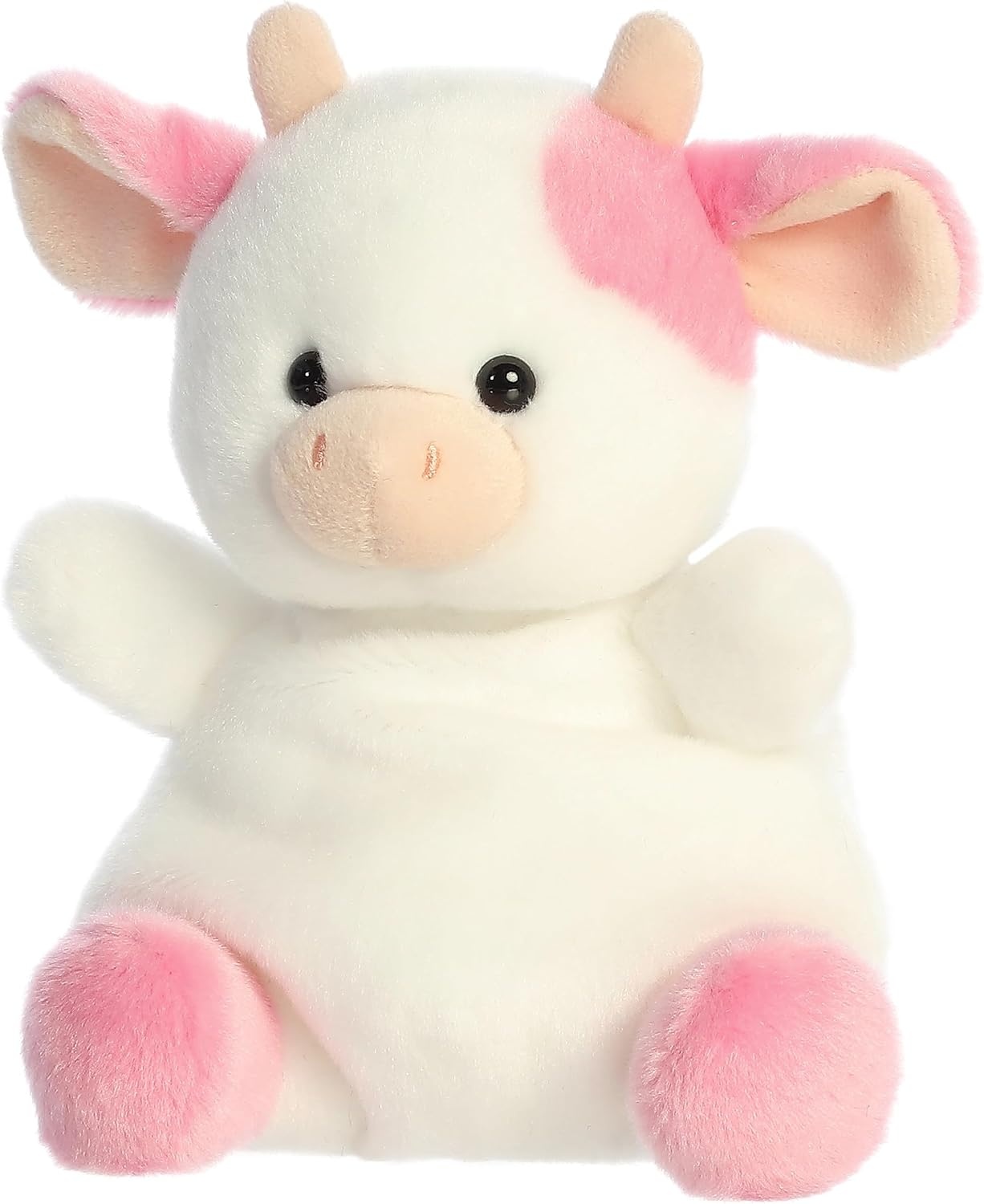 image:imageAurora Adorable Palm Pals Party Sized Belle Strawberry Cow Stuffed Animal Fun Collectible Plush for Kids and Adult Collectors Perfect for Decorating Rooms and Birthday Gifts Pink 8 Inches