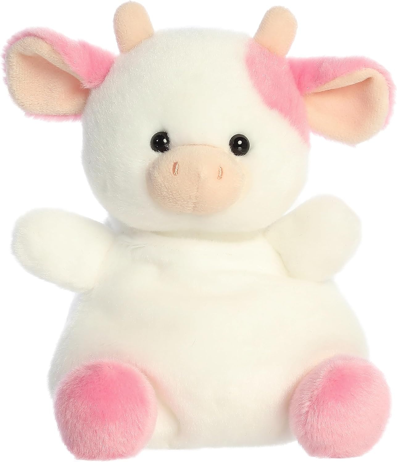 image:imageAurora Adorable Palm Pals Party Sized Belle Strawberry Cow Stuffed Animal Fun Collectible Plush for Kids and Adult Collectors Perfect for Decorating Rooms and Birthday Gifts Pink 8 Inches