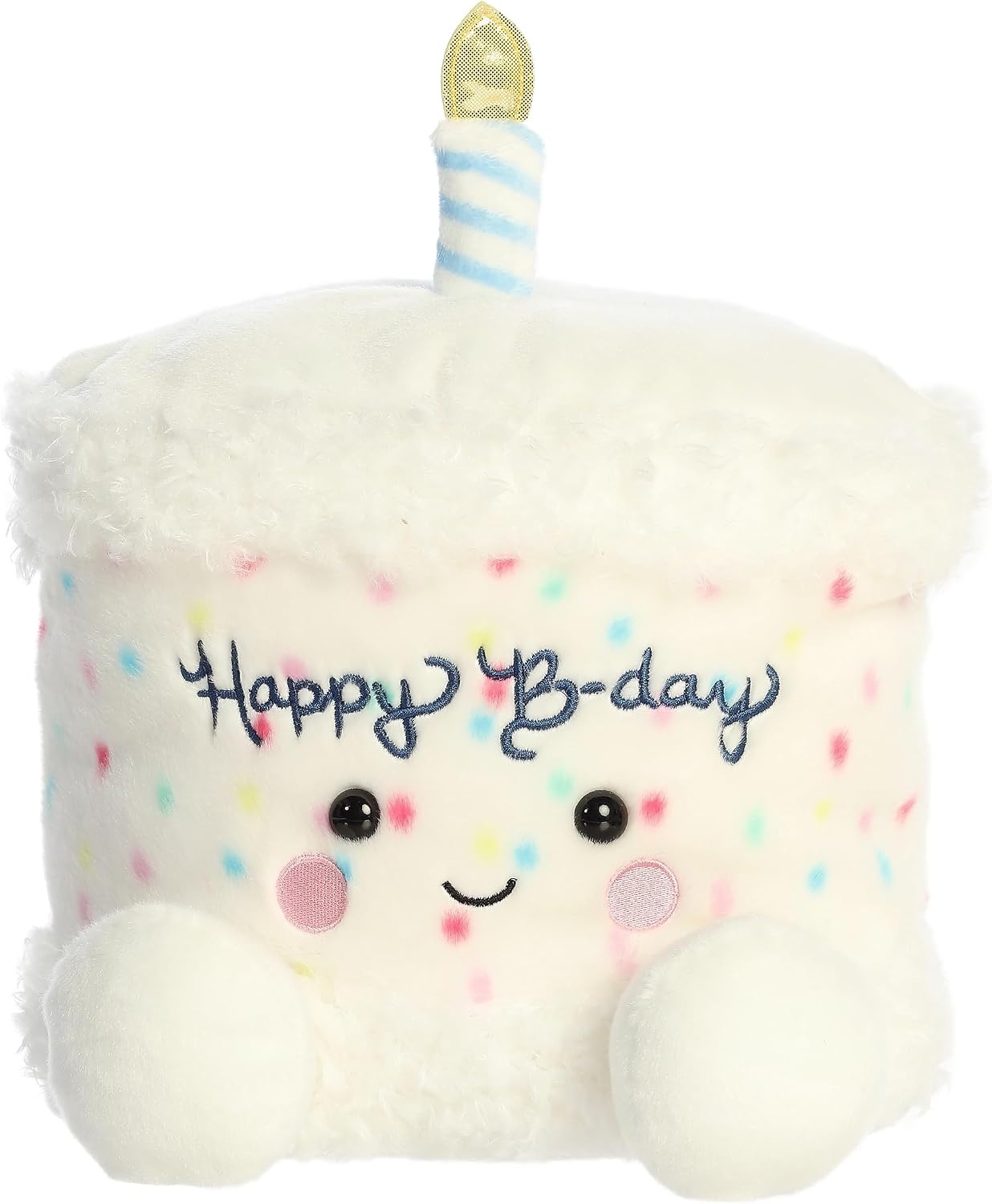 image:imageAurora Adorable Palm Pals Party Sized Happy BDay Cake Stuffed Animal  Fun Collectible Plush for Kids and Adult Collectors  Perfect for Decorating Rooms and Birthday Gifts  White 11 Inches