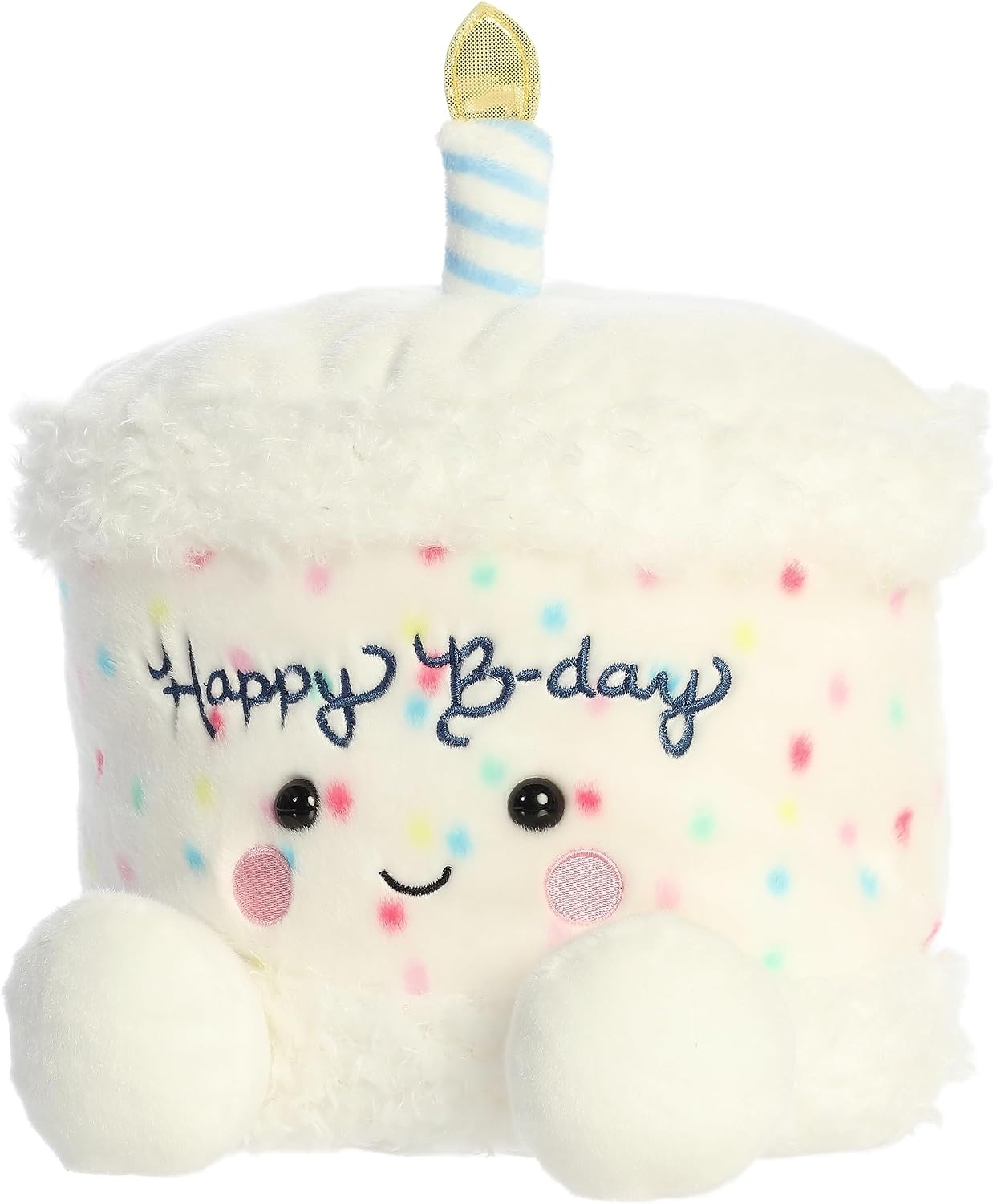 image:imageAurora Adorable Palm Pals Party Sized Happy BDay Cake Stuffed Animal  Fun Collectible Plush for Kids and Adult Collectors  Perfect for Decorating Rooms and Birthday Gifts  White 11 Inches