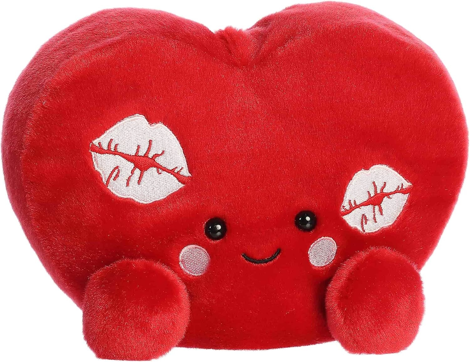 image:imageAurora Adorable Palm Pals Party Sized Kimi Kisses Heart Stuffed Animal  Fun Seasonal Plush For Kids and Adult Collectors  Perfect for Decorating Rooms and Valentines Day  Red 8 Inches