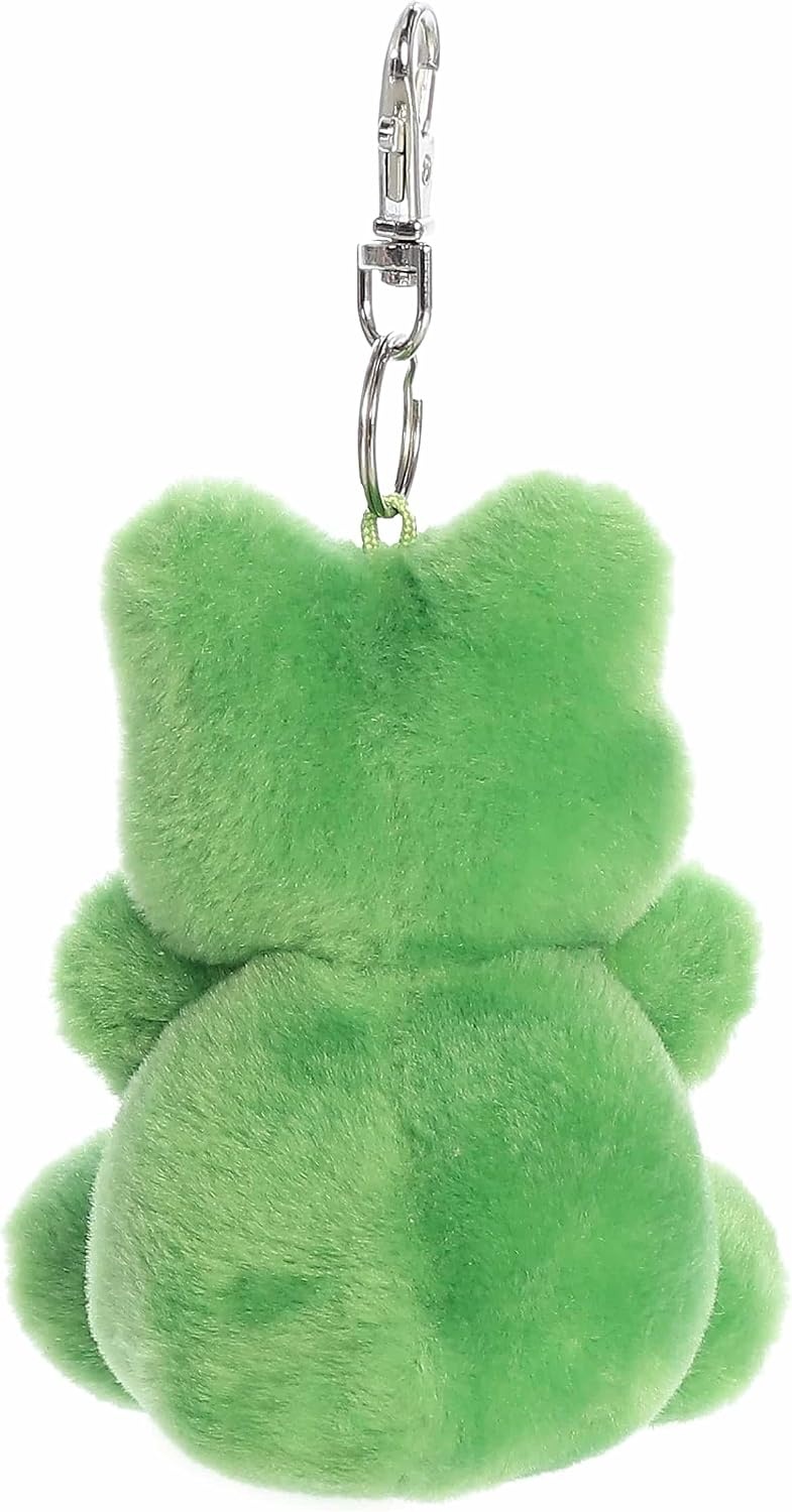 image:imageAurora Adorable Palm Pals Ribbits Frog ClipOn Fun Collectible Plush for Kids and Adult Collectors Perfect for Backpacks and Birthday Gifts Green 4 Inches