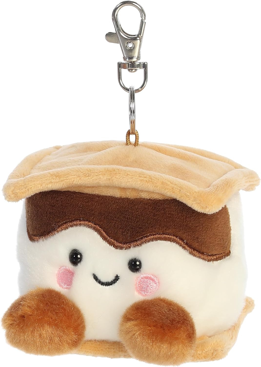image:imageAurora Adorable Palm Pals Toastee SMore ClipOn  Fun Collectible Plush for Kids and Adult Collectors  Perfect for Decorating Rooms and Birthday Gifts  Brown 4 Inches