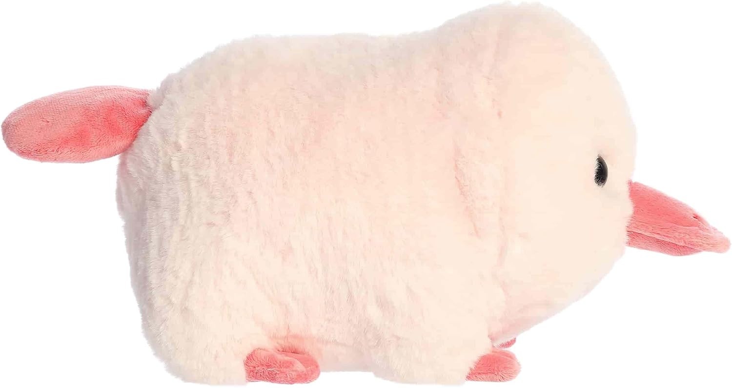 image:imageAurora Adorable Spudsters Philo Pink Platypus Stuffed Animal  Round Shape Makes For Comforting Cuddles  Perfect for Decorating Rooms and Valentines Day  12 Inches