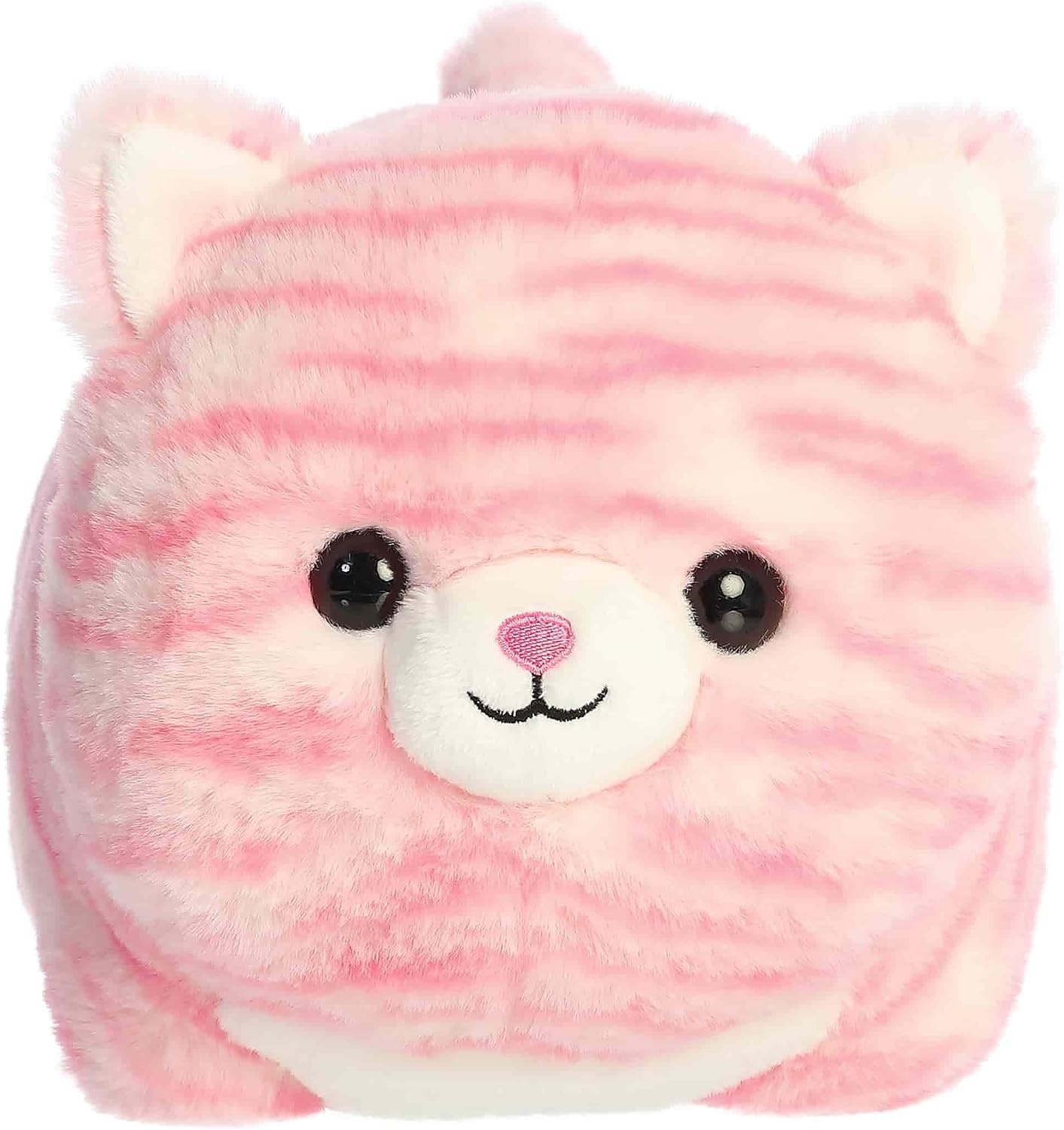 image:imageAurora Adorable Spudsters Taylor Pink Tabby Stuffed Animal  Round Shape Makes For Comforting Cuddles  Perfect for Decorating Rooms and Valentines Day  105 Inches