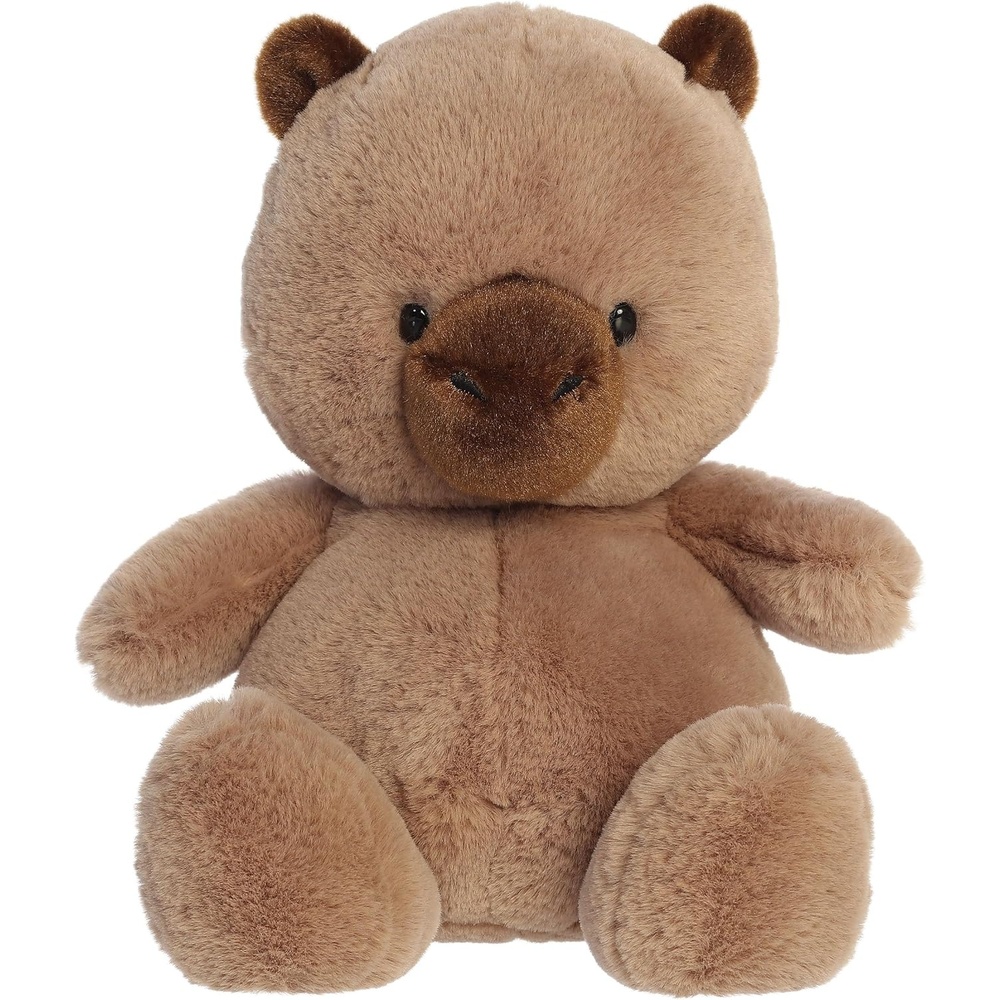 image:imageAurora Adorable Dumplin Capybara Stuffed Animal  Cozy Characters for Decorating Bedrooms  Perfect for Birthdays Adults and Kids All Ages  Brown 9 Inches