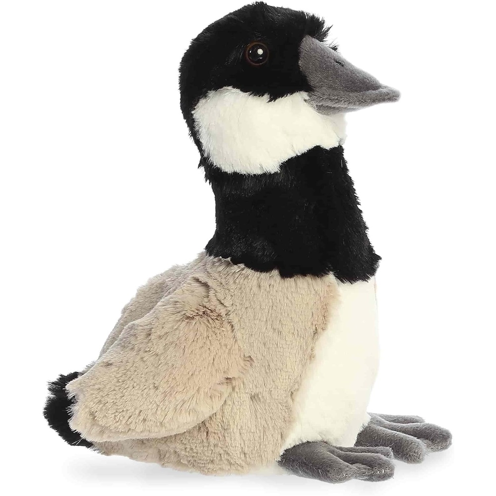 image:imageAurora Adorable Mini Flopsie Honks Canadian Goose Stuffed Animal  Mini Companions Ready for Playful Adventures  For Kids All Ages Toddlers Adults and Families  Black and Gray 7 Inches