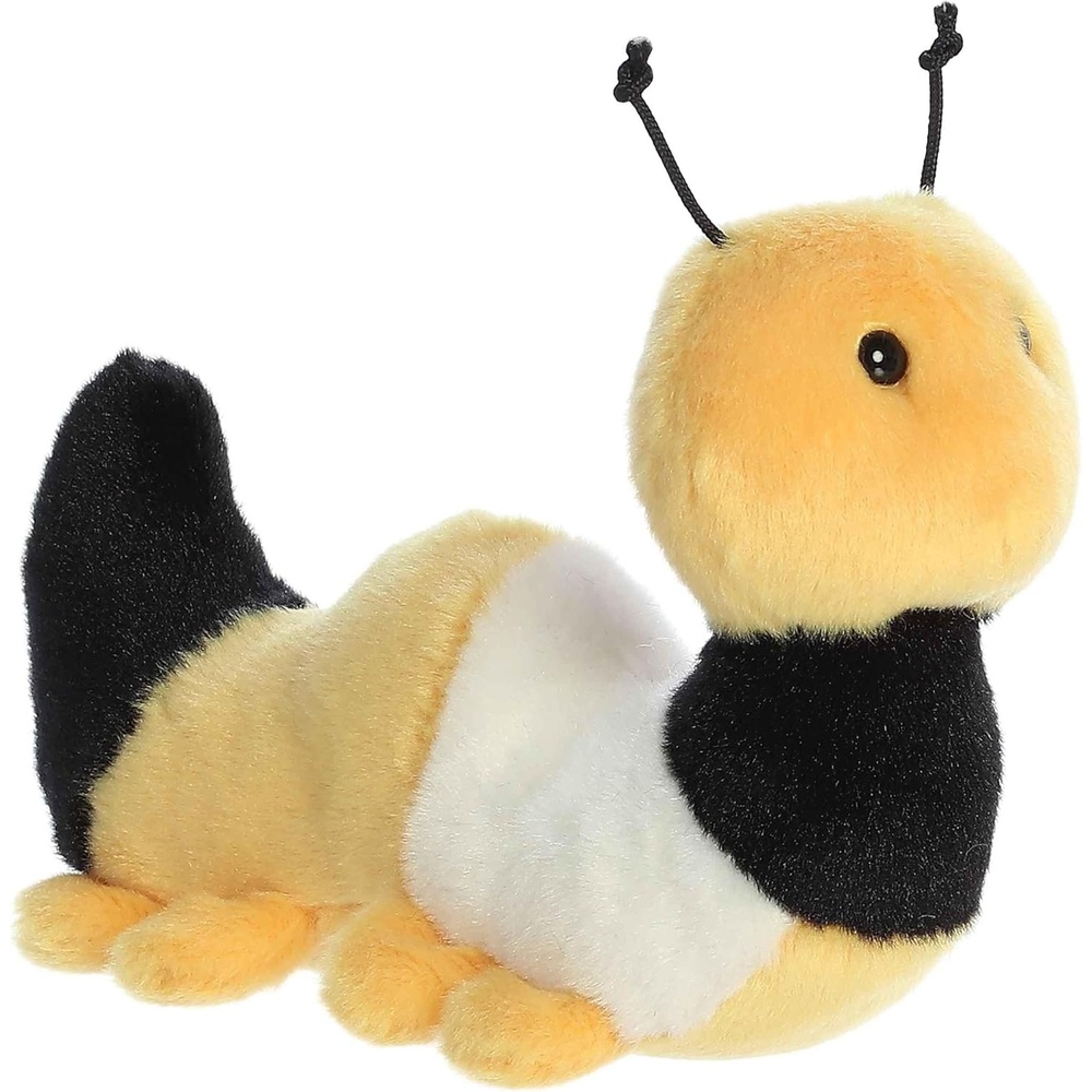 image:imageAurora Adorable Mini Flopsie Monarch Caterpillar Stuffed Animal  Mini Companions Ready for Playful Adventures  for Kids All Ages Toddlers Adults and Families  Yellow 65 Inches