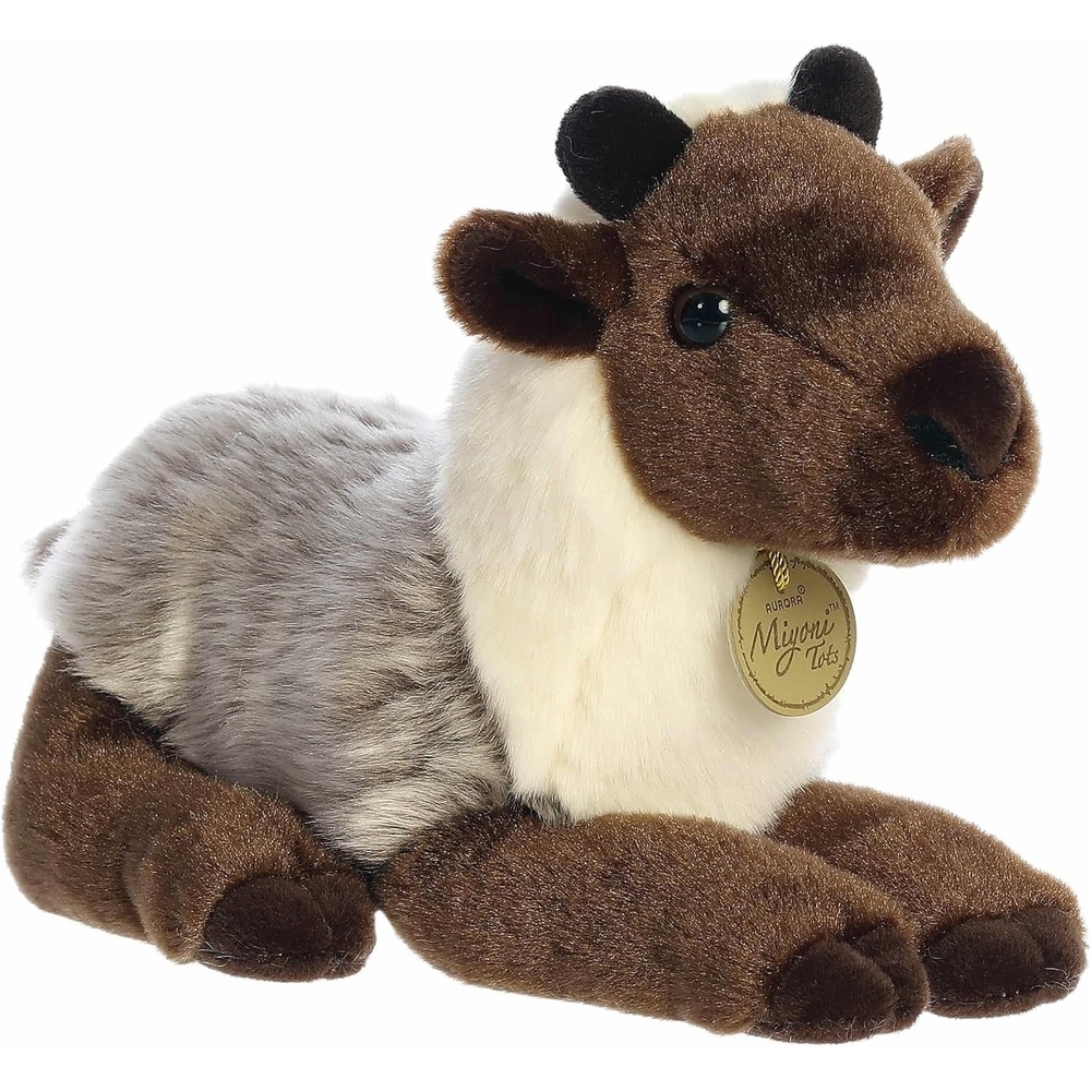 image:imageAurora Adorable Miyoni Tots Reindeer Calf Stuffed Animal  Lifelike Details Make a Cherished Companion  Perfect for Decorating Bedrooms or Classrooms  Brown 9 Inches