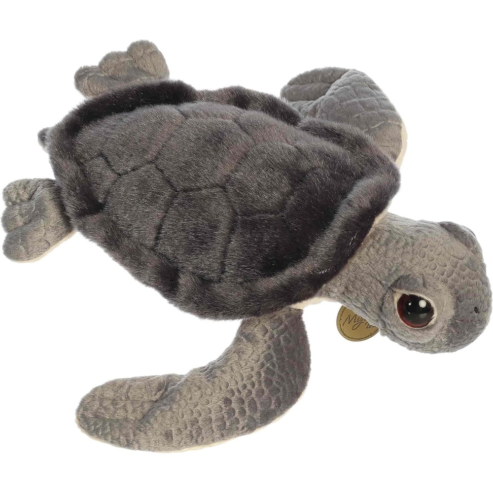 image:imageAurora Adorable Miyoni Tots Sea Turtle Hatchling Stuffed Animal  Lifelike Details Make a Cherished Companion  Perfect for Decorating Bedrooms or Classrooms  Gray 115 Inches