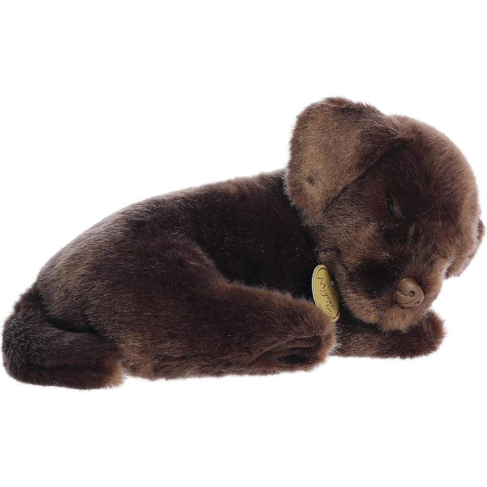 image:imageAurora Adorable Miyoni Tots Sleepy Chocolate Lab Pup Stuffed Animal  Lifelike Details Make a Cherished Companion  Perfect for Decorating Bedrooms or Classrooms  10 Inches