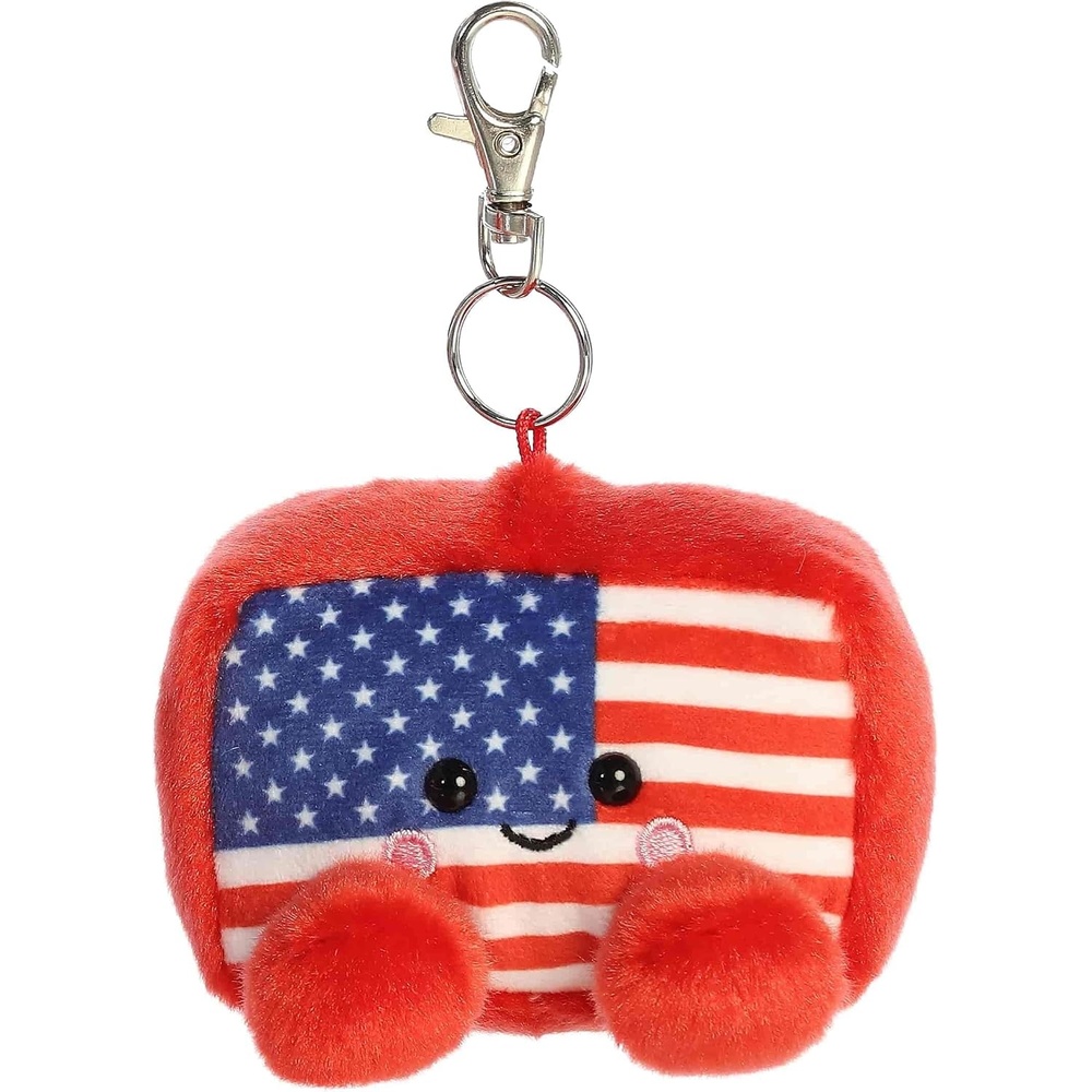 image:imageAurora Adorable Palm Pals Indivisible Flag ClipOn  Fun Collectible Plush For Kids and Adult Collectors  Perfect for Decorating Rooms and Birthday Gifts  Multicolor 4 Inches