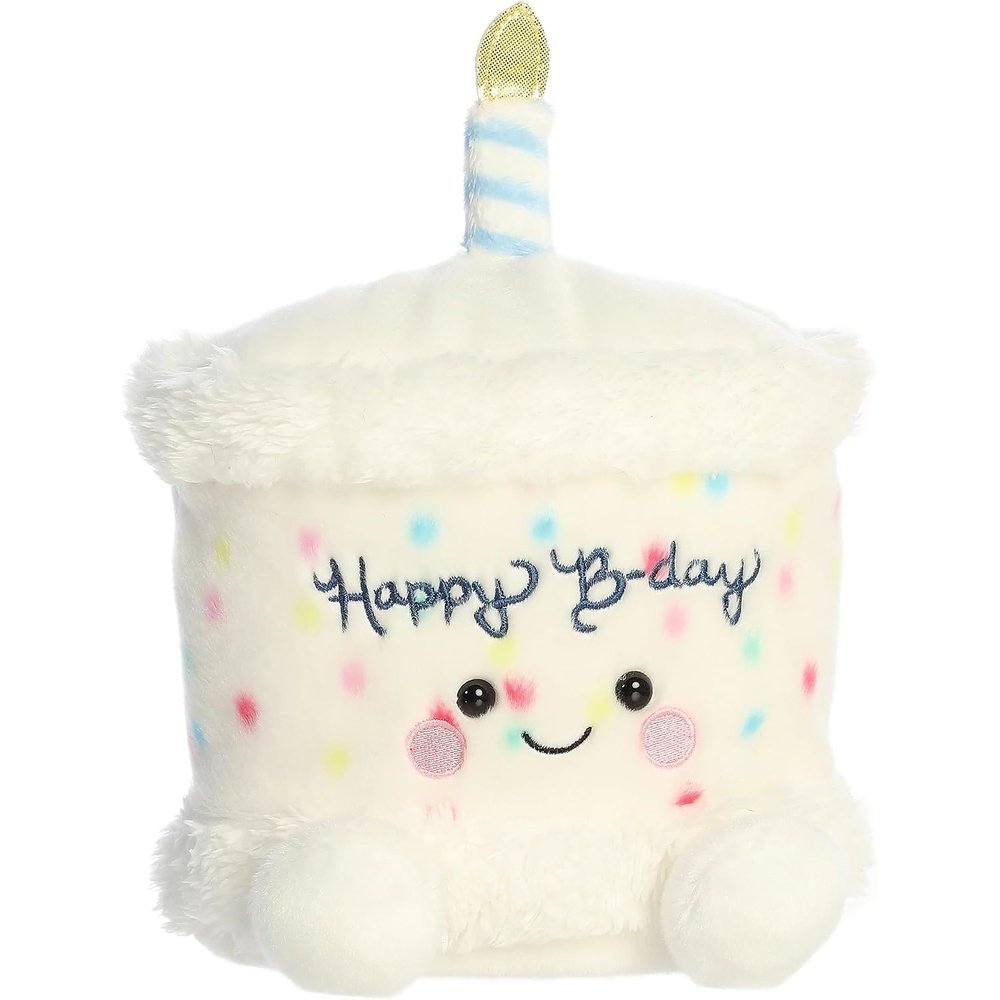 image:imageAurora Adorable Palm Pals Party Sized Happy BDay Cake Stuffed Animal  Fun Collectible Plush for Kids and Adult Collectors  Perfect for Decorating Rooms and Birthday Gifts  White 65 Inches