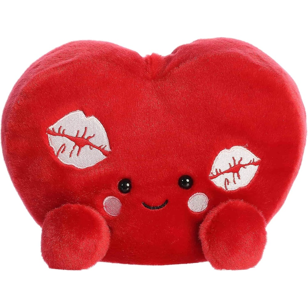 image:imageAurora Adorable Palm Pals Party Sized Kimi Kisses Heart Stuffed Animal  Fun Seasonal Plush For Kids and Adult Collectors  Perfect for Decorating Rooms and Valentines Day  Red 8 Inches
