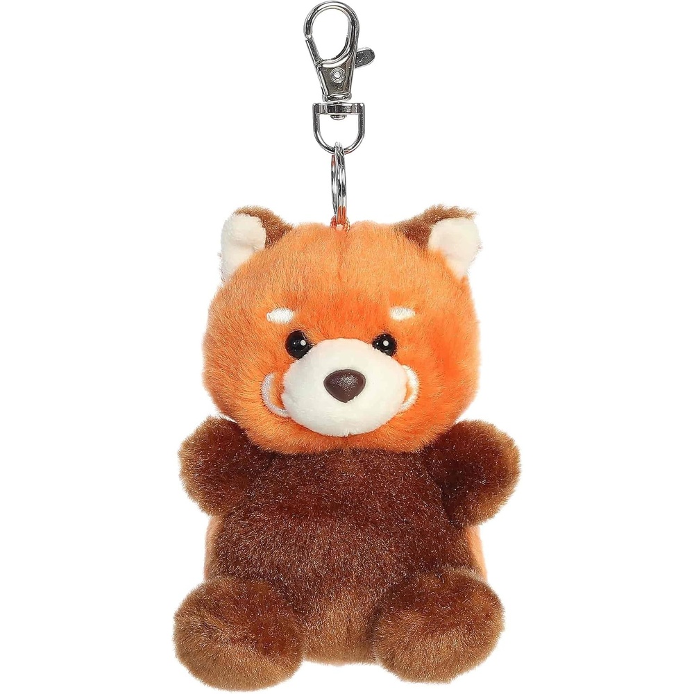 image:imageAurora Adorable Palm Pals Rei Red Panda ClipOn  Fun Collectible Plush for Kids and Adult Collectors  Perfect for Decorating Rooms and Birthday Gifts  Brown 4 Inches