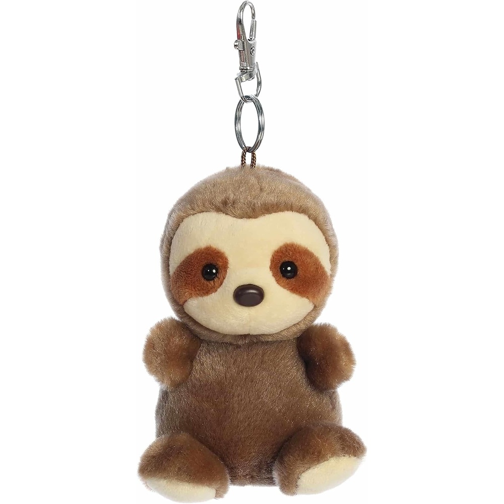image:imageAurora Adorable Palm Pals Slomo Sloth ClipOn  Fun Collectible Plush for Kids and Adult Collectors  Perfect for Decorating Rooms and Birthday Gifts  Brown 4 Inches