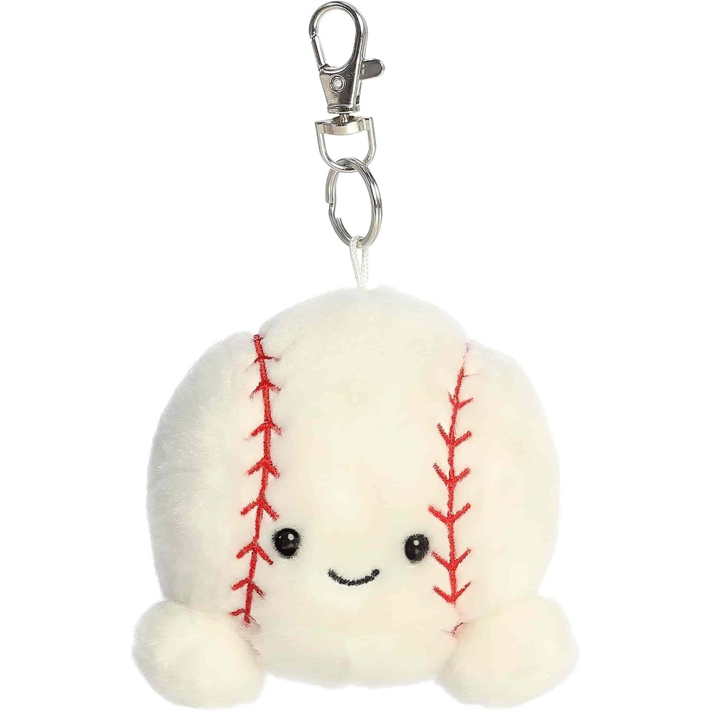 image:imageAurora Adorable Palm Pals Slugger Baseball ClipOn  Fun Collectible Plush For Kids and Adult Collectors  Perfect for Decorating Rooms and Birthday Gifts  White 4 Inches
