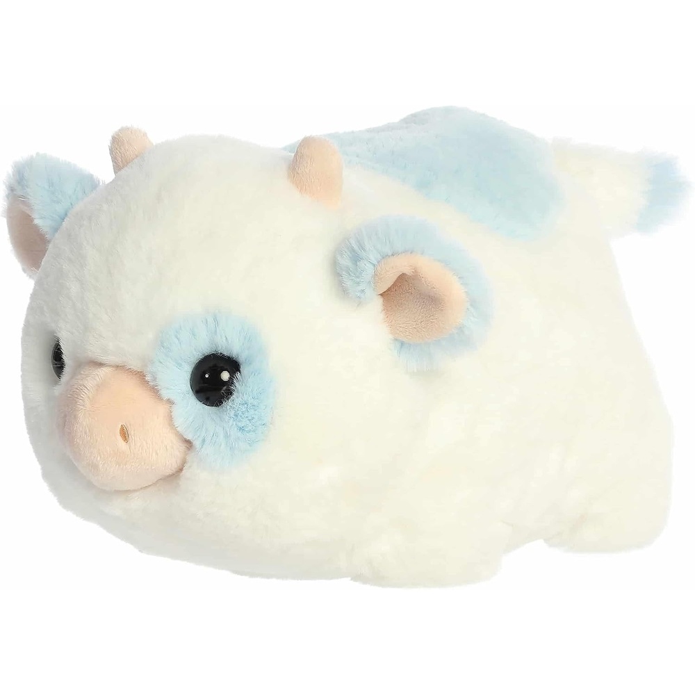 image:imageAurora Adorable Spudsters Bonnie Blueberry Cow Stuffed Animal  Round Shape Makes for Comforting Cuddles  Perfect for Kids All Ages and Animal Loving Adults  Blue 105 Inches