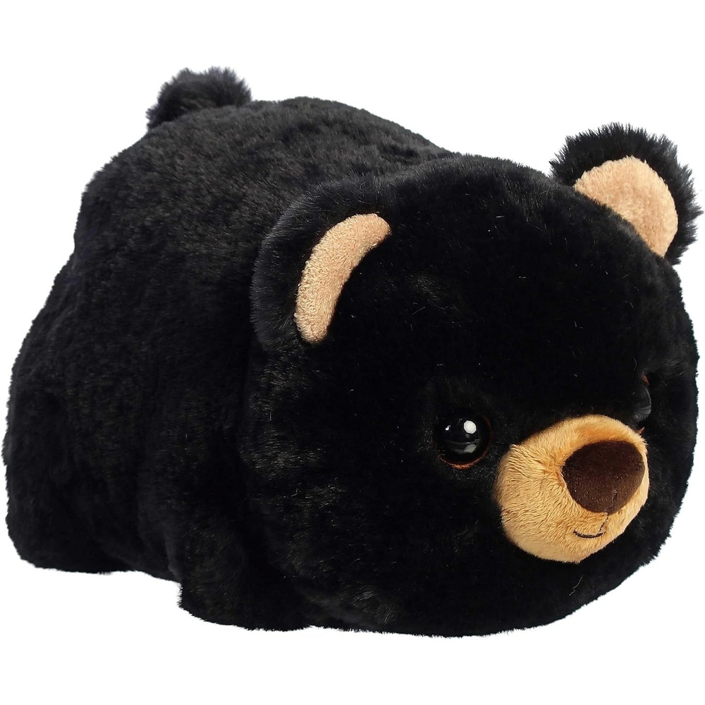 image:imageAurora Adorable Spudsters Briar Bear Stuffed Animal  Round Shape Makes for Comforting Cuddles  Perfect for Kids All Ages and Animal Loving Adults  Black 105 Inches