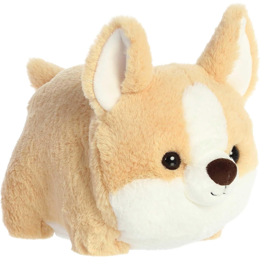 image:imageAurora Adorable Spudsters Colby Corgi Stuffed Animal  Round Shape Makes for Comforting Cuddles  Perfect for Kids All Ages and Animal Loving Adults  Brown 11 Inches
