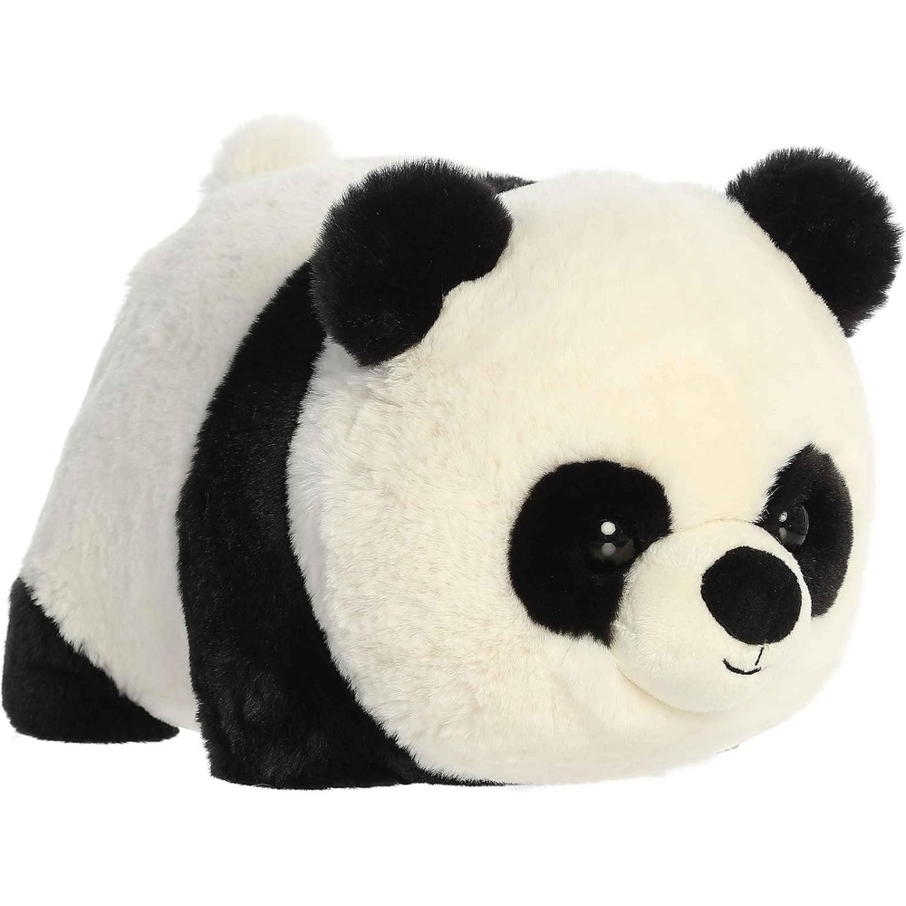 image:imageAurora Adorable Spudsters Pei Panda Stuffed Animal  Round Shape Makes for Comforting Cuddles  Perfect for Kids All Ages and Animal Loving Adults  Black 11 Inches