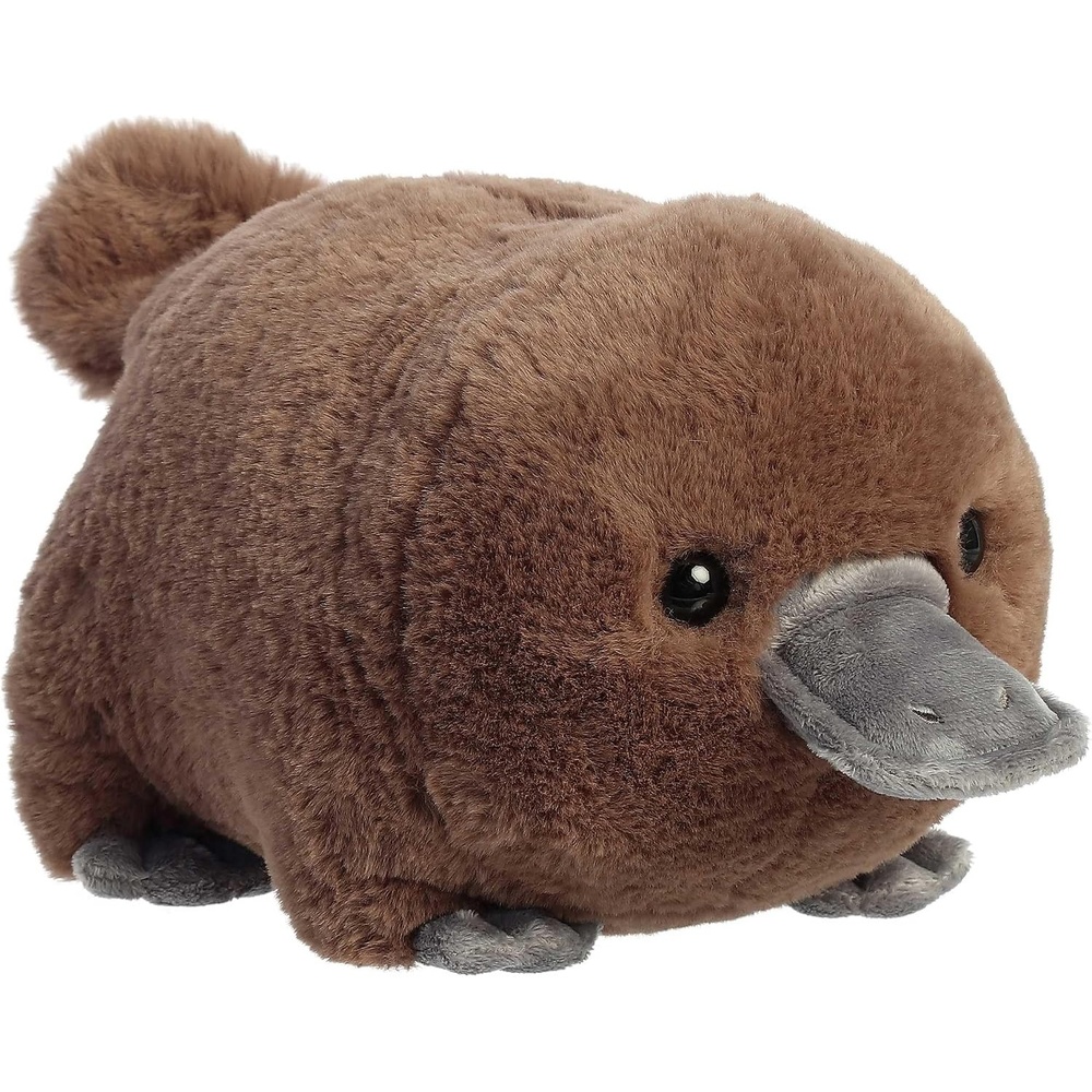 image:imageAurora Adorable Spudsters Pongo Platypus Stuffed Animal  Round Shape Makes for Comforting Cuddles  Perfect for Kids All Ages and Animal Loving Adults  Brown 105 Inches