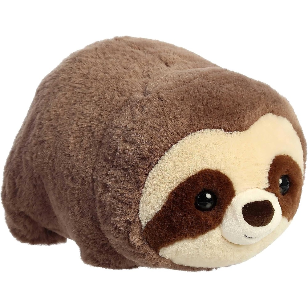 image:imageAurora Adorable Spudsters Spark Sloth Stuffed Animal  Round Shape Makes for Comforting Cuddles  Perfect for Kids All Ages and Animal Loving Adults  Brown 105 Inches