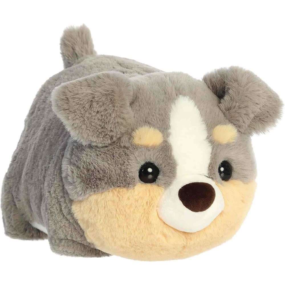 image:imageAurora Adorable Spudsters Storm Australian Shepherd Stuffed Animal  Round Shape Makes for Comforting Cuddles  Perfect for Kids All Ages and Animal Loving Adults  Gray 11 Inches