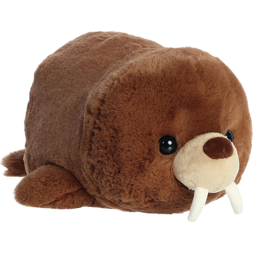 image:imageAurora Adorable Spudsters William Walrus Stuffed Animal  Round Shape Makes for Comforting Cuddles  Perfect for Kids All Ages and Animal Loving Adults  Brown 12 Inches