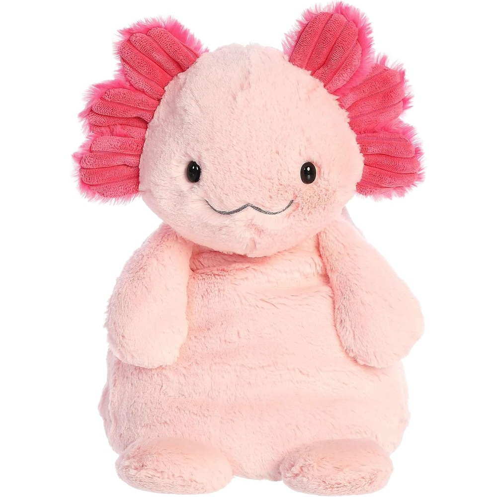 image:imageAurora Cuddly Huggle Pals Assuring Axolotl Stuffed Animal  Weighted Comfort  Endless Snuggles  Pink 125 Inches