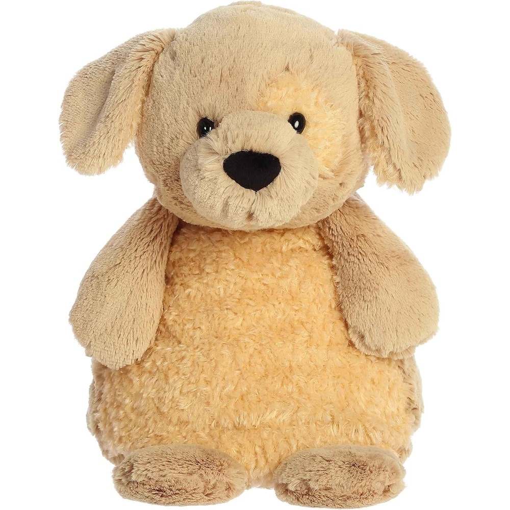 image:imageAurora Cuddly Huggle Pals Patient Pupster Stuffed Animal  Weighted Comfort  Endless Snuggles  Brown 125 Inches