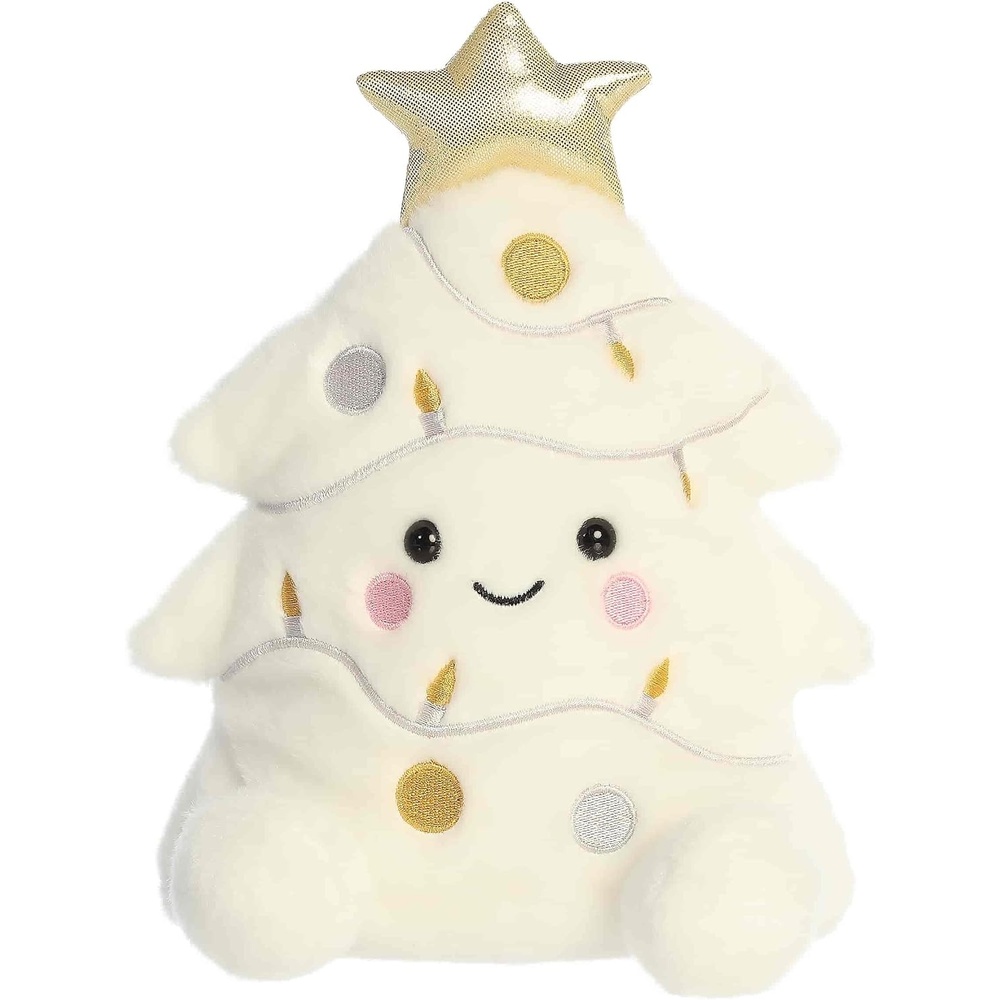 image:imageAurora Festive Palm Pals Party Sized Felicia Christmas Tree Stuffed Animal  Fun Seasonal Plush in Bigger Sizes  Perfect for Holiday Decorations or Gifts  White 85 Inches