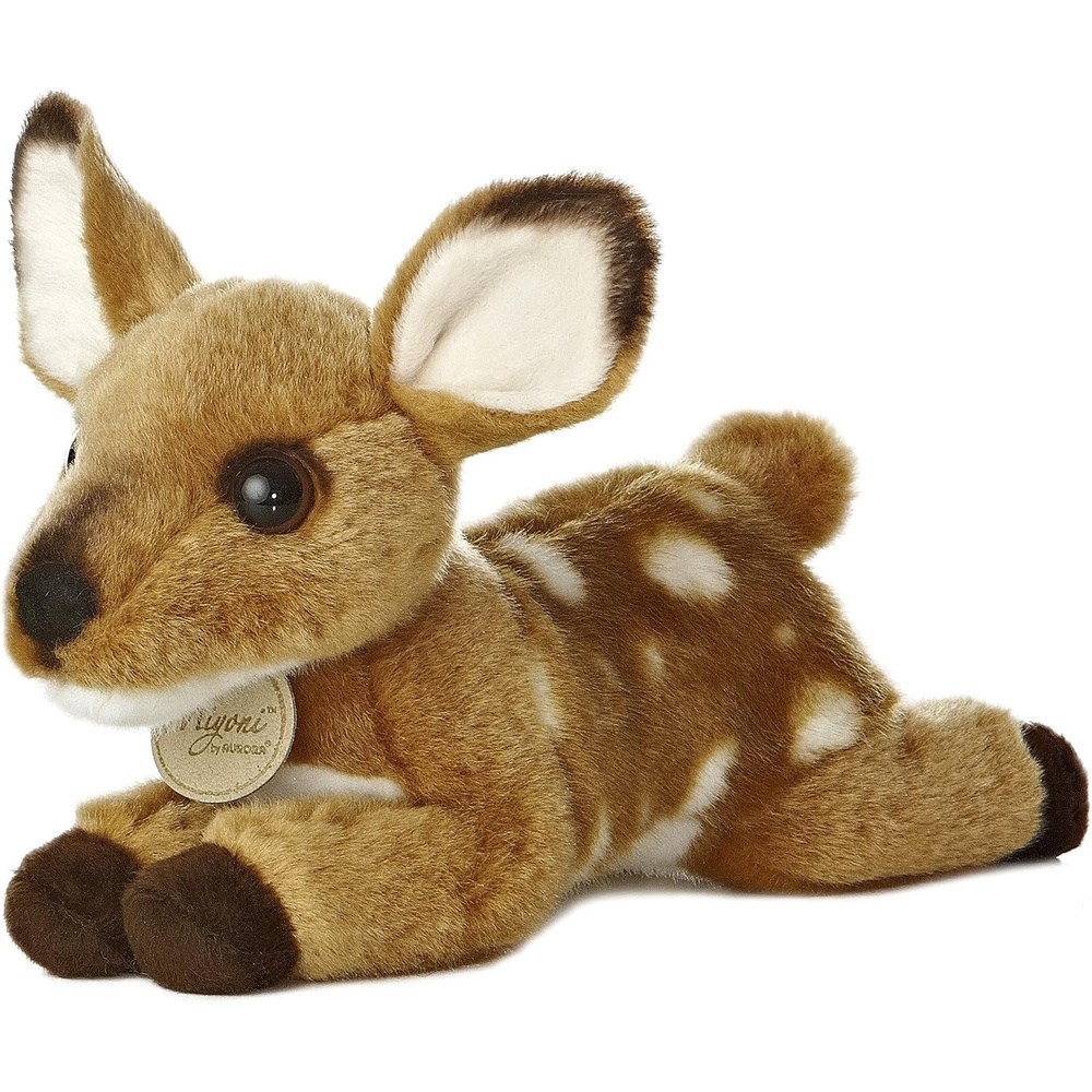 image:imageAurora Realistic Miyoni Fawn Stuffed Animal  Lifelike Details Make a Cherished Companion  Perfect for Decorating Bedrooms or Classrooms  Brown 8 Inches8 Inches