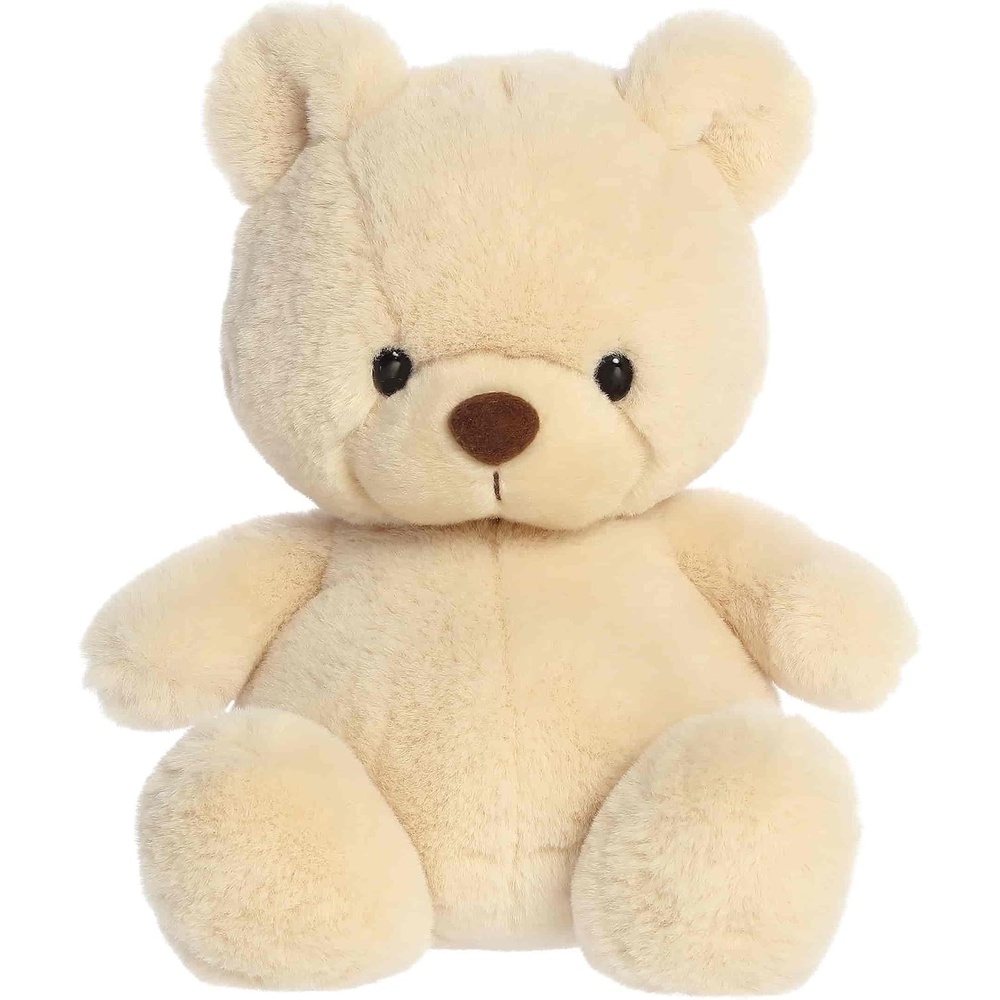 image:imageAurora Snuggly Dumplin Bear Stuffed Animal  Comforting Companions for Imaginative Play  Perfect for Kids Adults Birthdays and Anniversaries  Beige 9 Inches